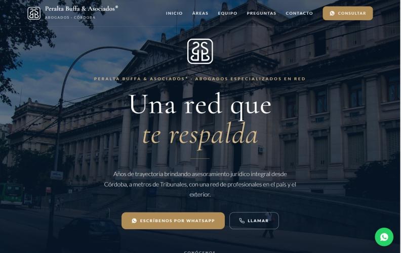 Captura de peraltabuffa.com